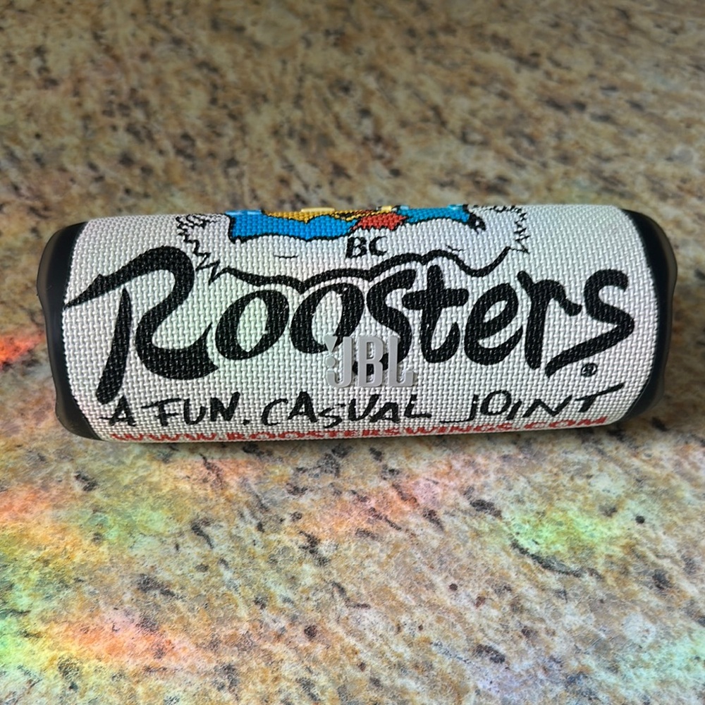 JBL Bluetooth Speaker with Roosters Graphic